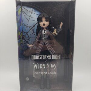Monster High x Wednesday Wednesday Addams Doll NIB